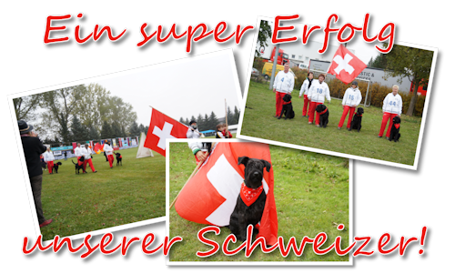 Erfolg für die Schweizer Mannschaft